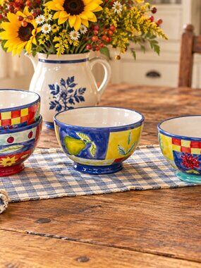 Certified International Bowl Set Colorful Summer of 4